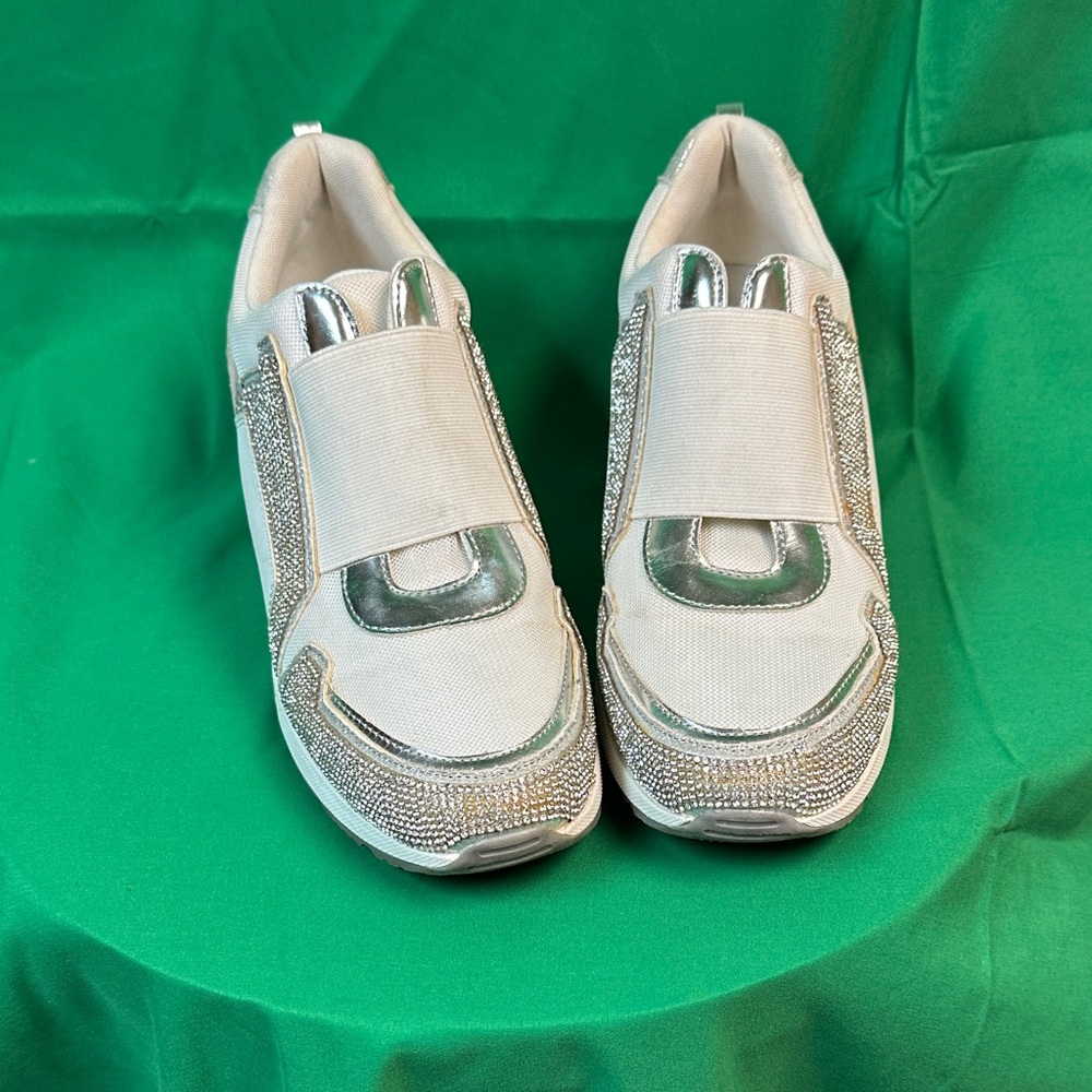 INC Women’s Sneakers with Silver Accents